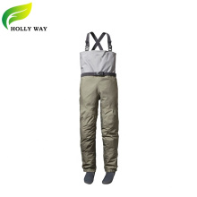 Breathable Chest Wader Suit with Neoprene Sock for Fly Fishing